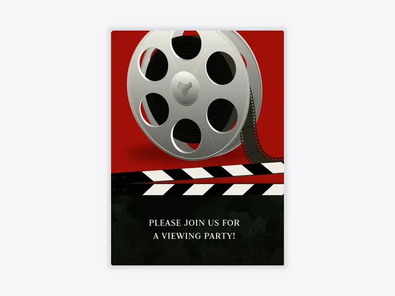 Clapboard - viewing_party - Invitation