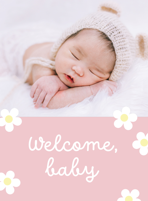 Darling Daisies (Photo) - announcement_cards - Card