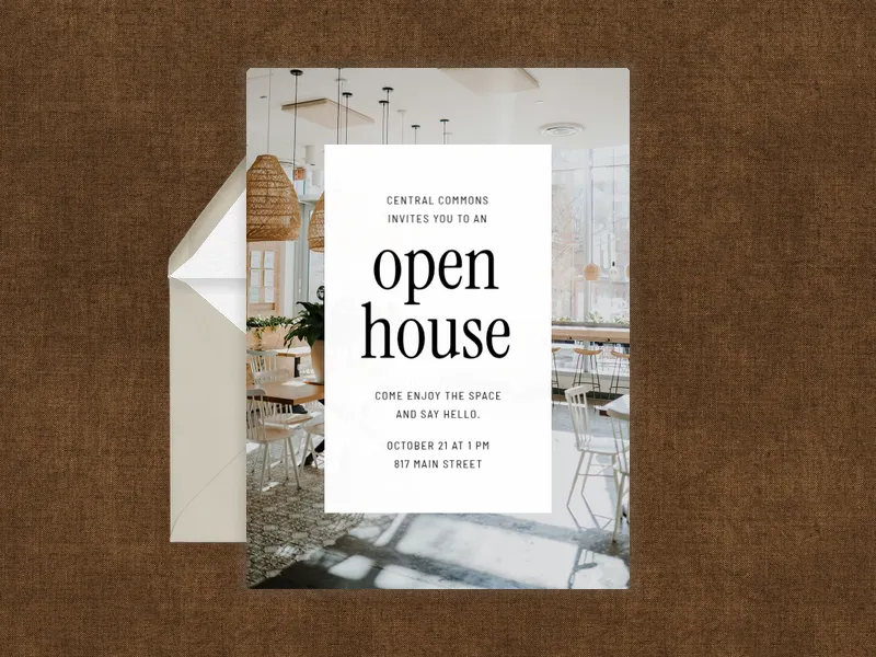 Smooth Mesh (Photo) - open_house - Invitation