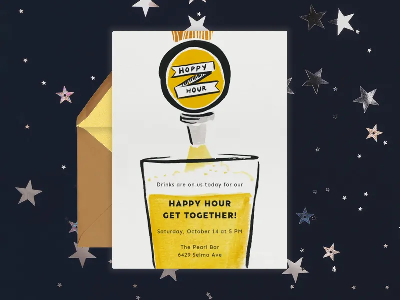 Hoppy Hour - happy_hour - Invitation