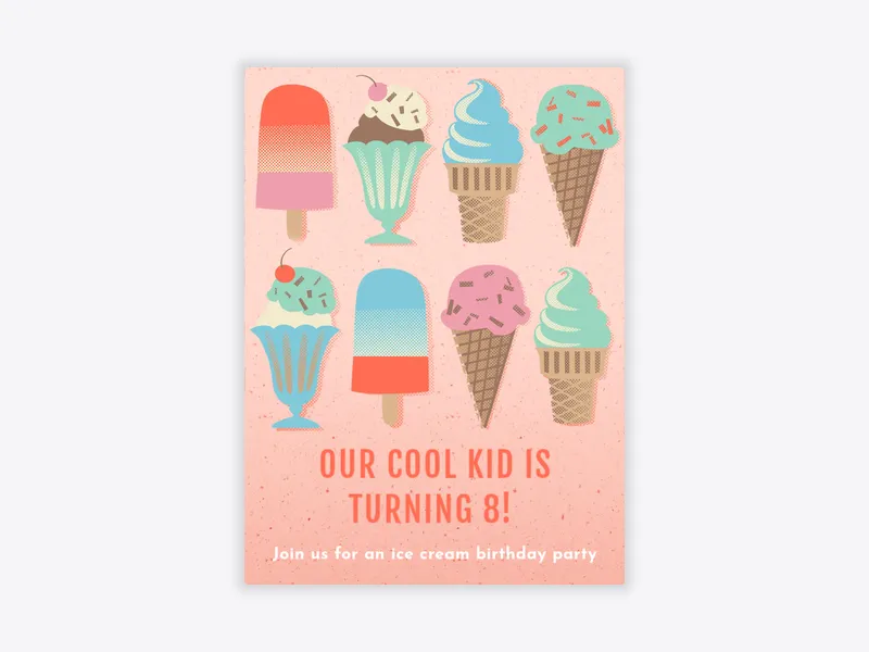 Ice Cream Social - featured - Invitation