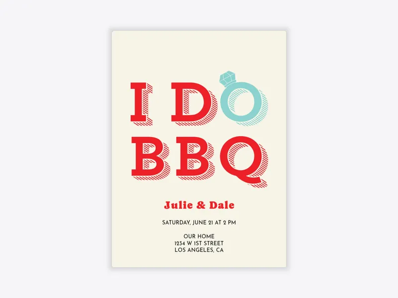 I Do BBQ - featured - Invitation