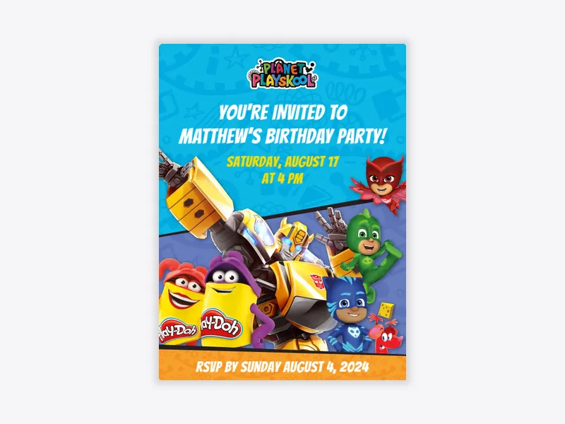 Planet Playskool: Let's Play! - planet_playskool - Invitation