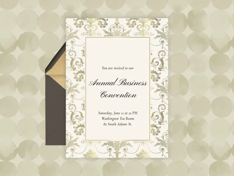 Laura Ashley: Josette Gold - professional_events - Invitation