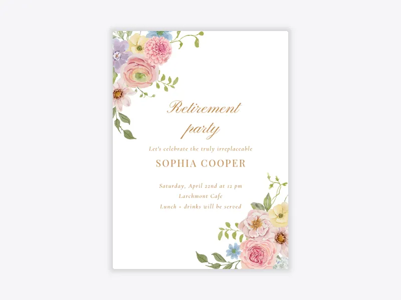 Joyful Blooms - featured - Invitation