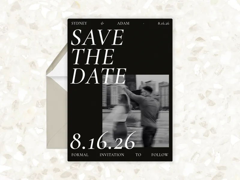 Let's Get Hitched (Photo) - save_the_date - Invitation