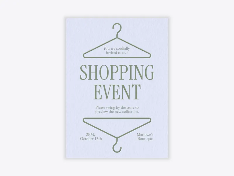 Let’s Hang - shopping_events - Invitation