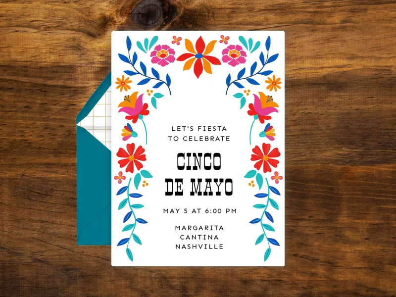 Let’s Fiesta - cinco_de_mayo - Invitation