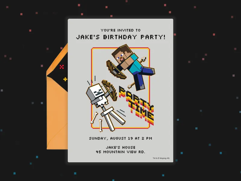 Minecraft: Jolly Mobs Duel - minecraft - Invitation