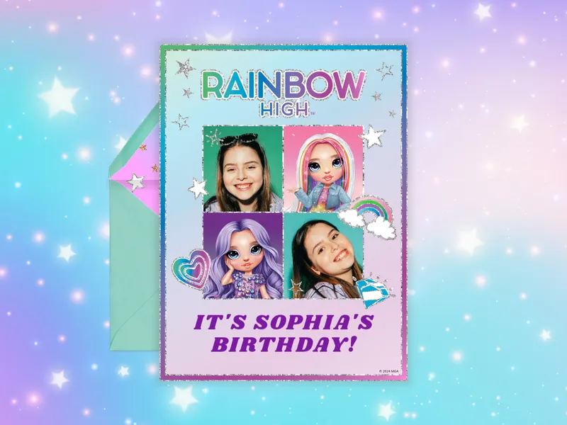 Rainbow High: Let's Sparkle (Photo) - rainbow_high - Invitation