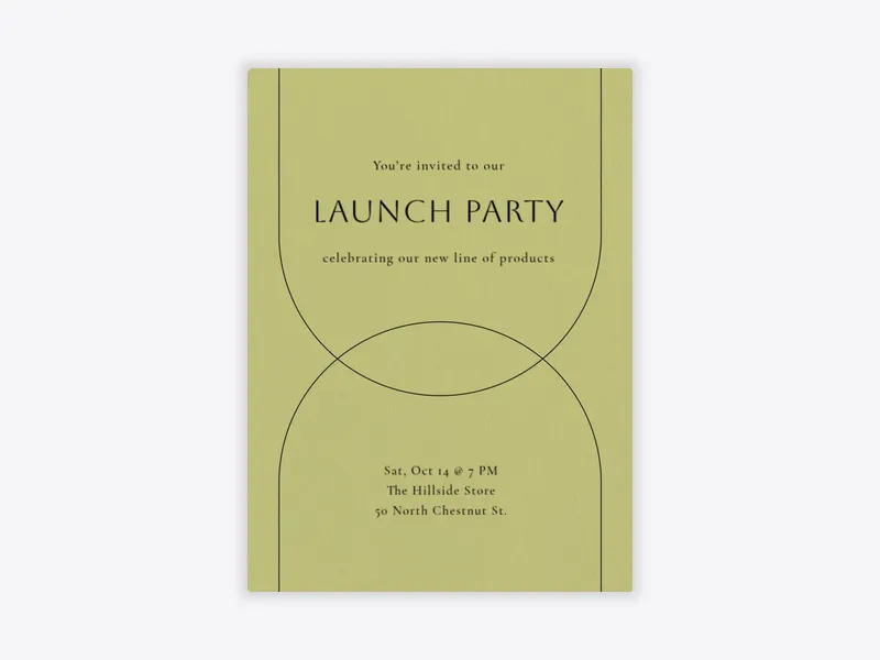 Minimalist Lines - professional_events - Invitation