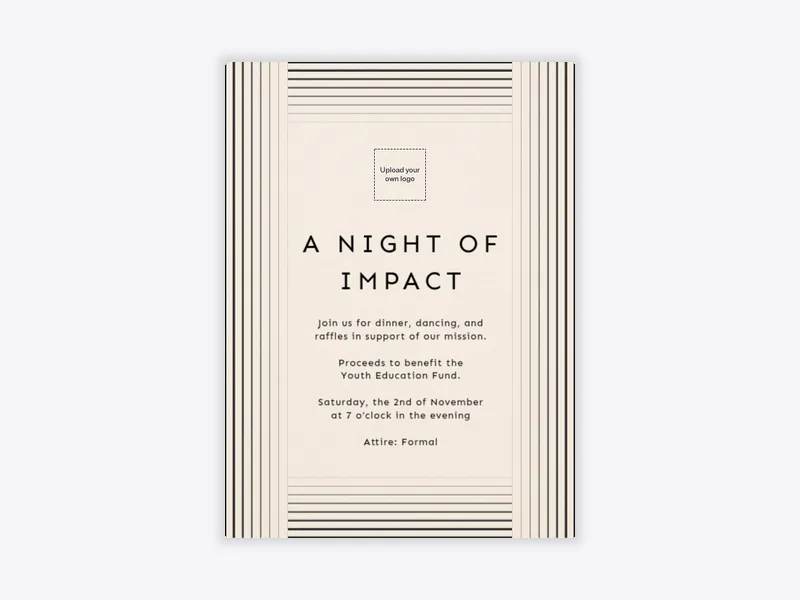 Motion Stripes (Logo) - business_dyo_uyo - Invitation