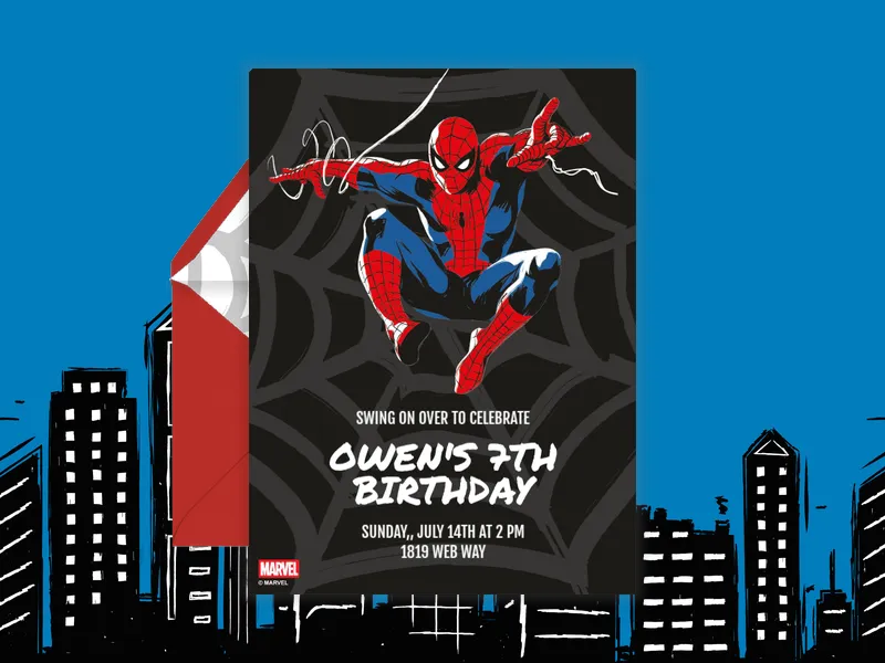 Marvel's Spider-Man: Swinging Webs - characters - Invitation