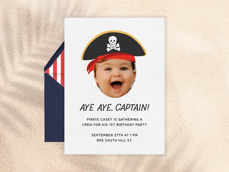 Oh, Captain (Photo) - featured - Invitation