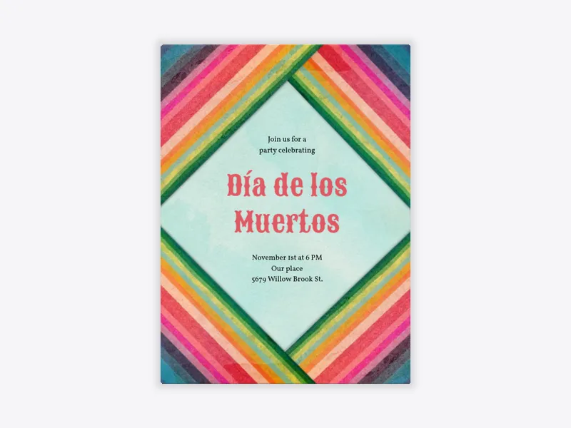 Ojo de Dios - dia_de_los_muertos - Invitation