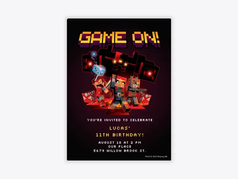 Minecraft: Dungeons - minecraft - Invitation