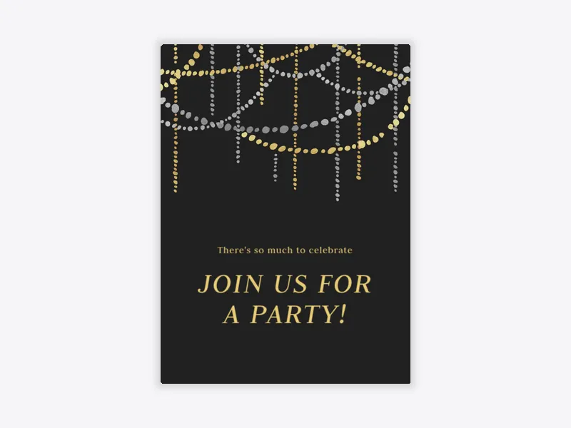 Petite Bunting - parties - Invitation