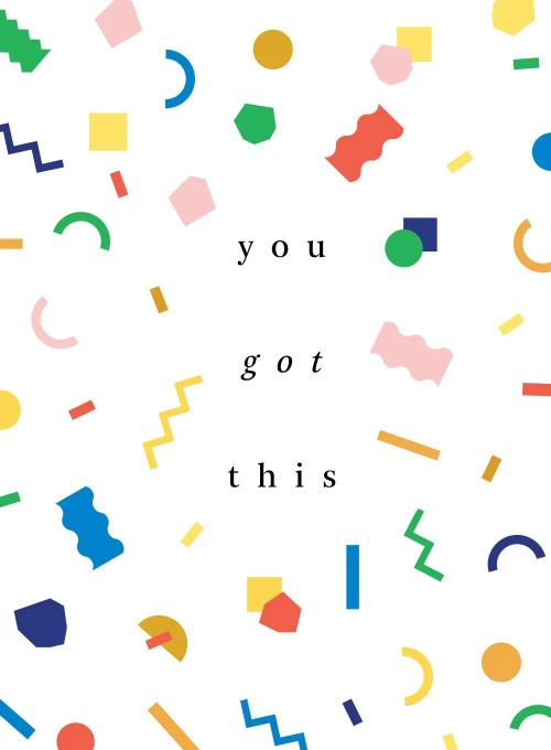 Poketo: Fantabulous Confetti Encouragement - thinking_of_you_cards - Card