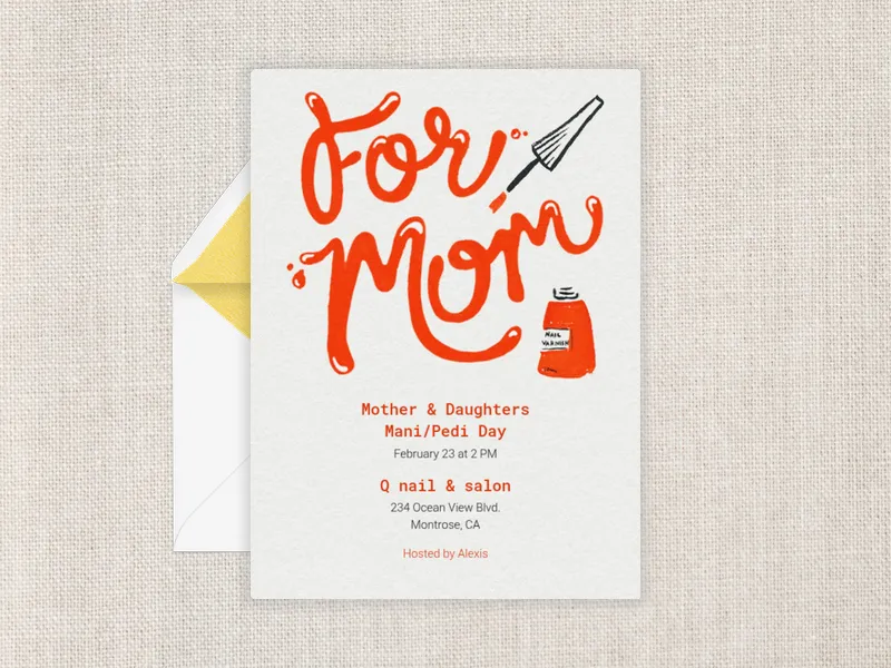 Pretty Mama - featured - Invitation