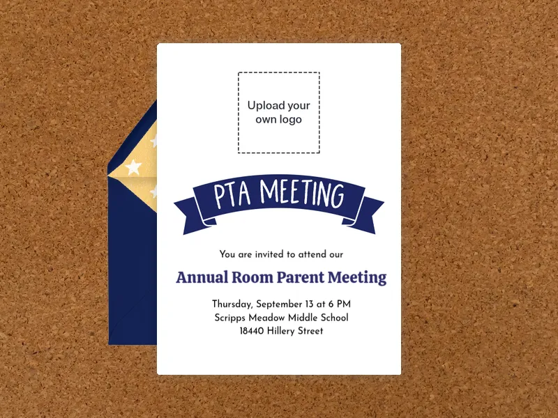 Room Parent Meeting (Logo) - business_dyo_uyo - Invitation