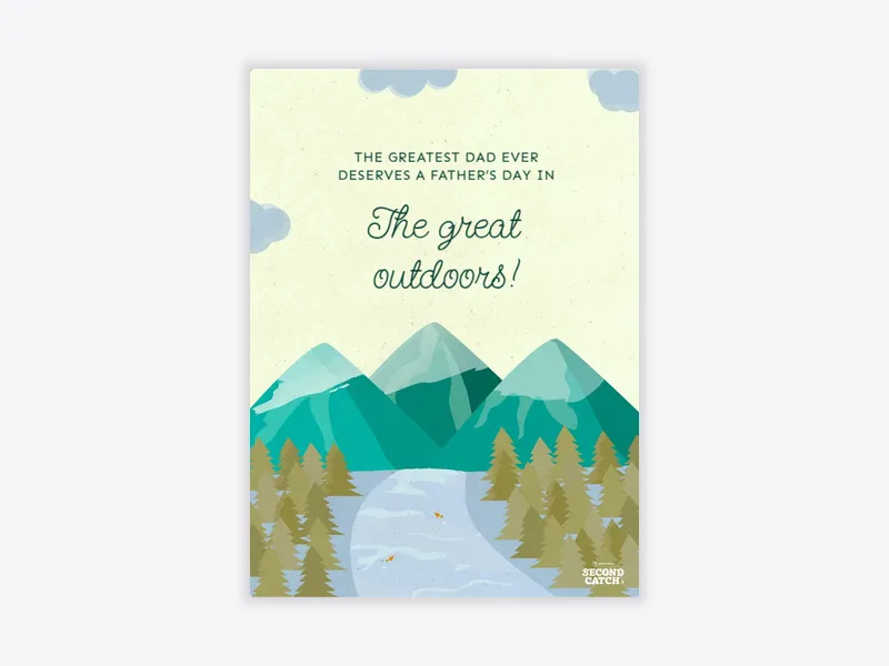 Second Catch: The Great Outdoors - featured - Invitation