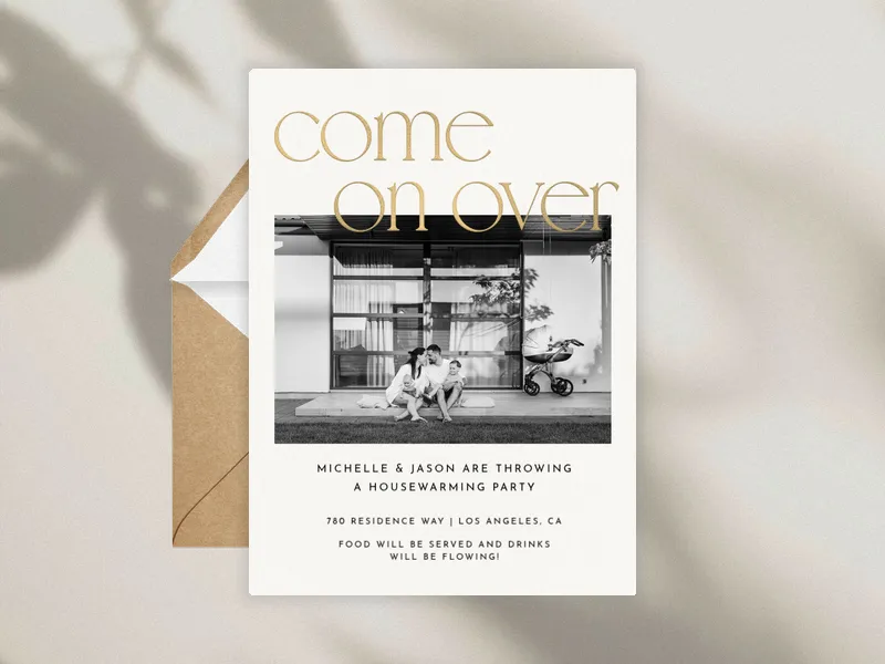 New Beginning (Photo) - housewarming - Invitation