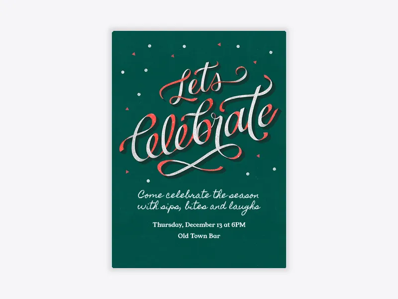 Let's Celebrate - office_holiday - Invitation