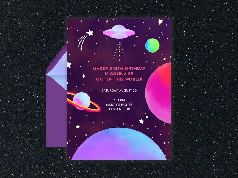 Out of this World - back_to_school - Invitation