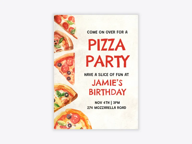 Pepperoni Slice - featured - Invitation