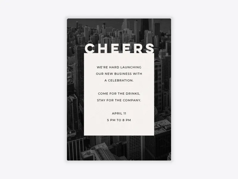 Skyline View (Photo) - featured - Invitation