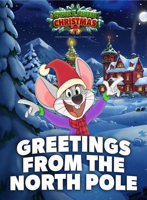Chuck E. Cheese Christmas: North Pole - chuck_e_cheese_cards - Card