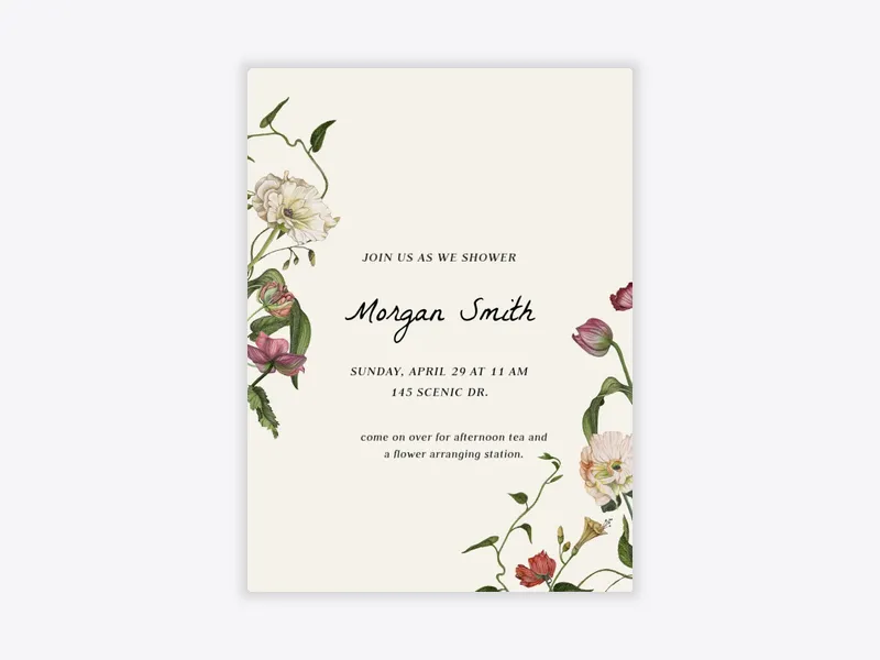 Blooms of Love - featured - Invitation