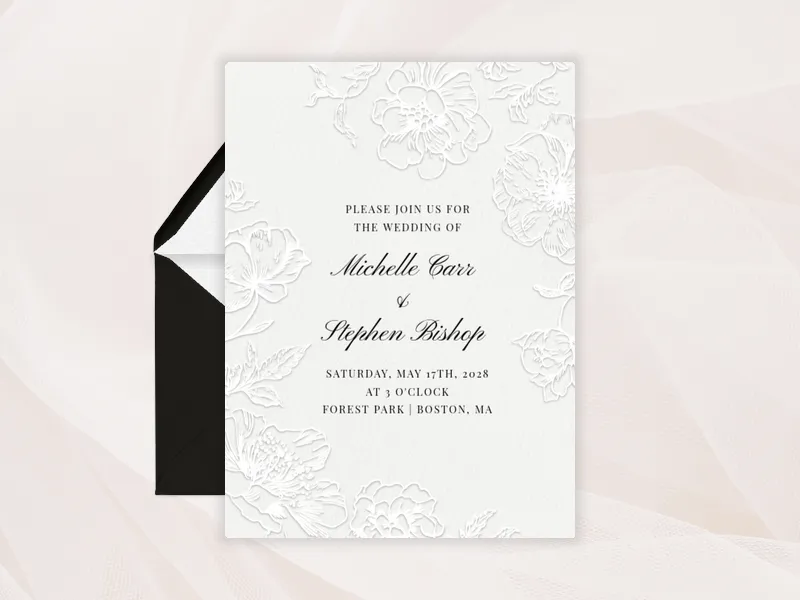 Blanc Lace - wedding_collection - Invitation