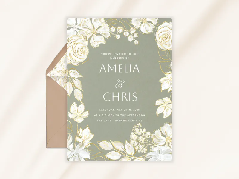 Blooming Roses - featured - Invitation