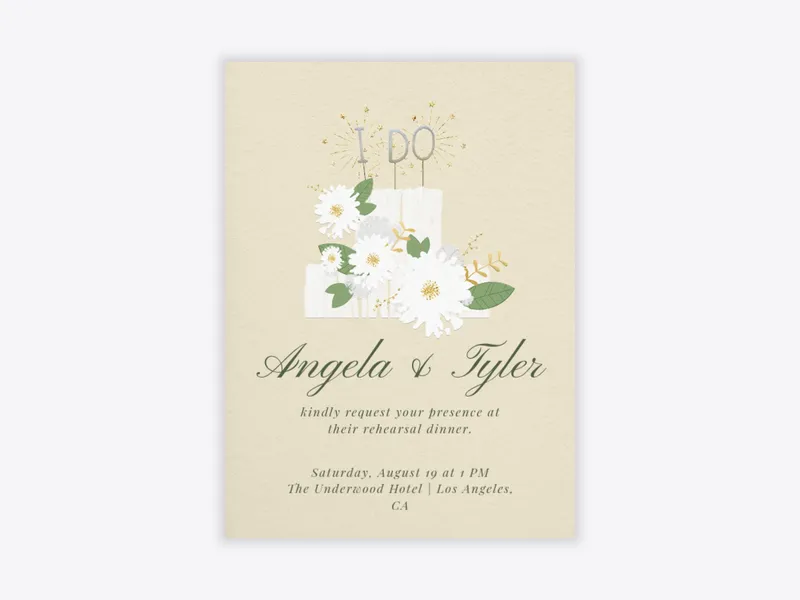 Sweetest "I Do" - rehearsal_dinner - Invitation