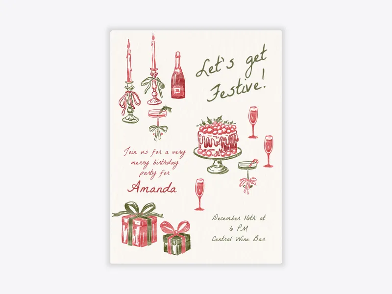 Cranberry Spritz - featured - Invitation
