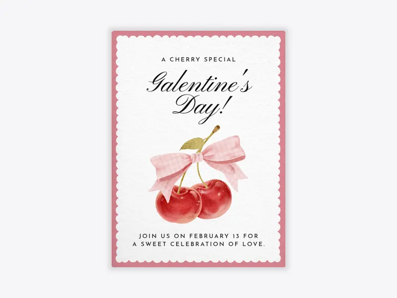 Cherry Special - galentines_day - Invitation