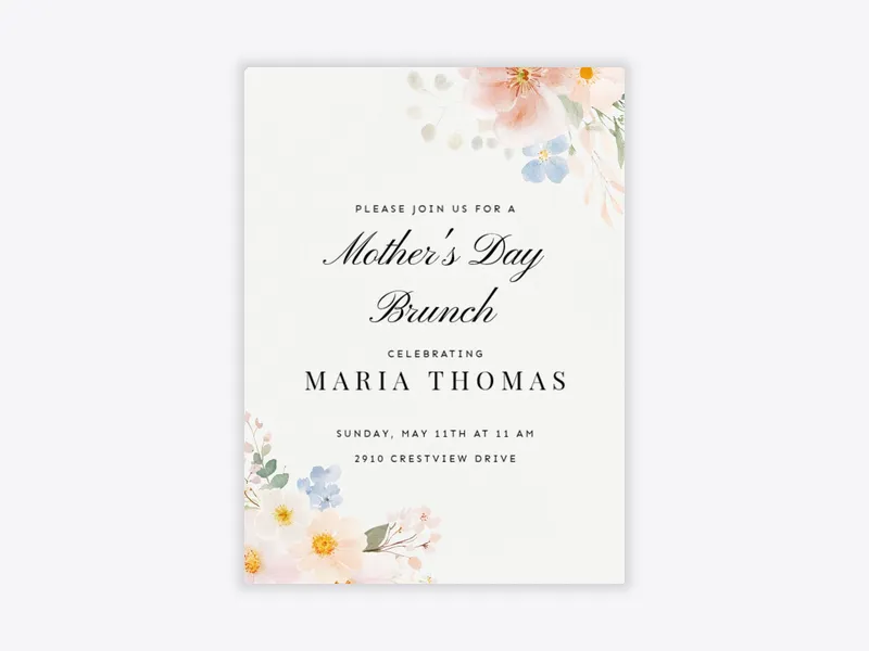 Blossom Corner - featured - Invitation