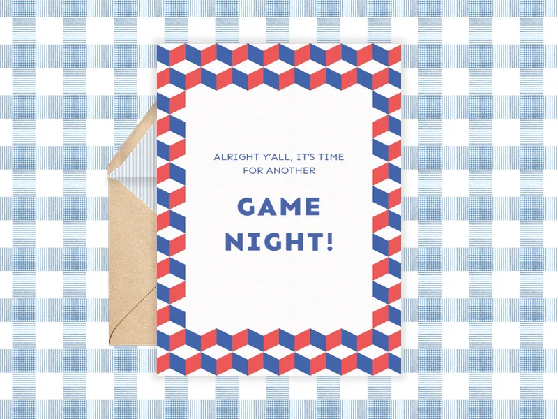 Poketo: Tessellation Celebration - guys_night - Invitation
