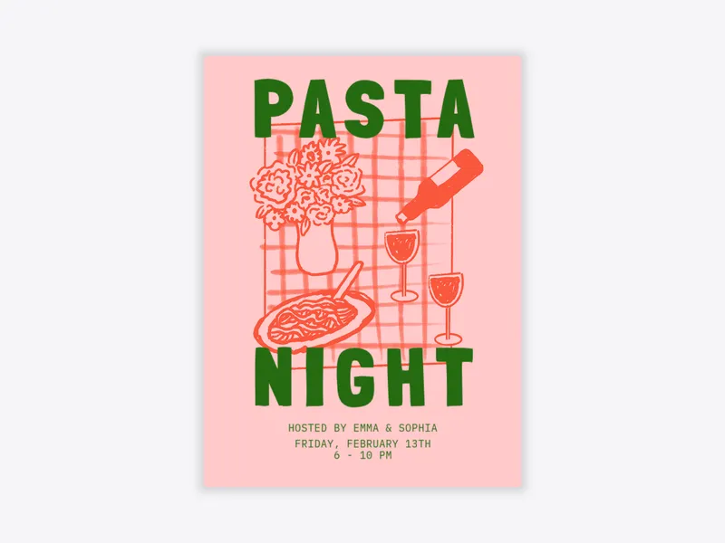 Wine & Dine - featured - Invitation