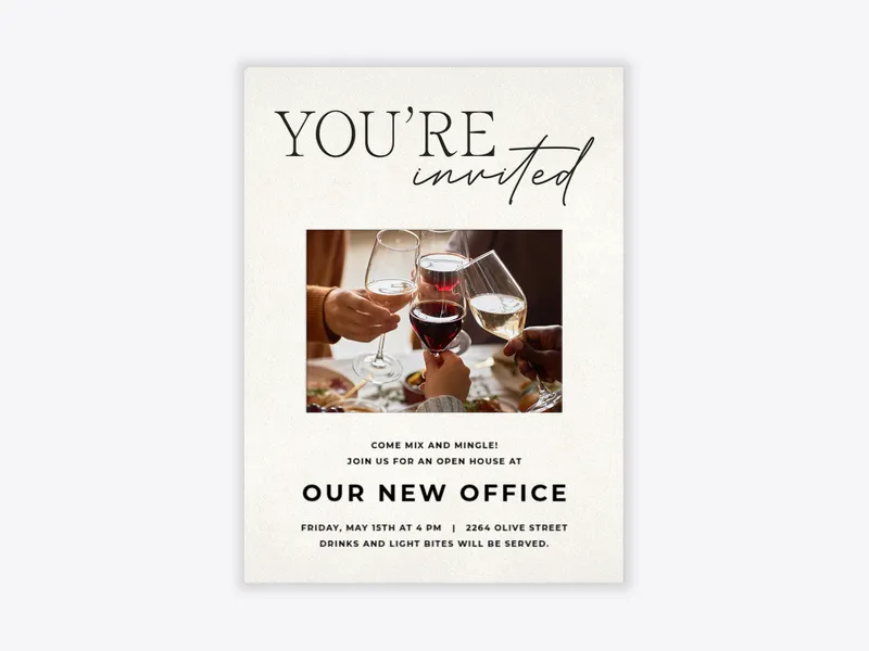 Paper Frame (Photo) - business - Invitation