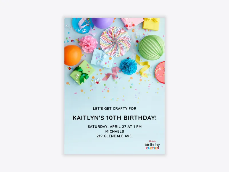 Michaels: Let’s Get Crafty - arts_and_crafts - Invitation