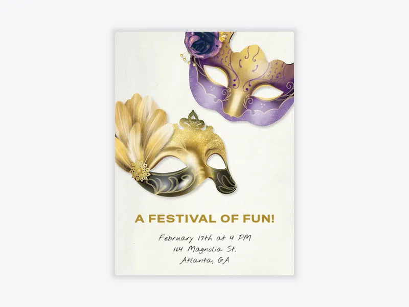 Mardi Gras - mardi_gras - Invitation