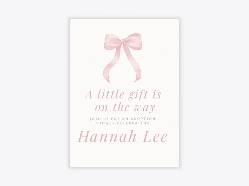 A Little Gift - parenthood_journey - Invitation