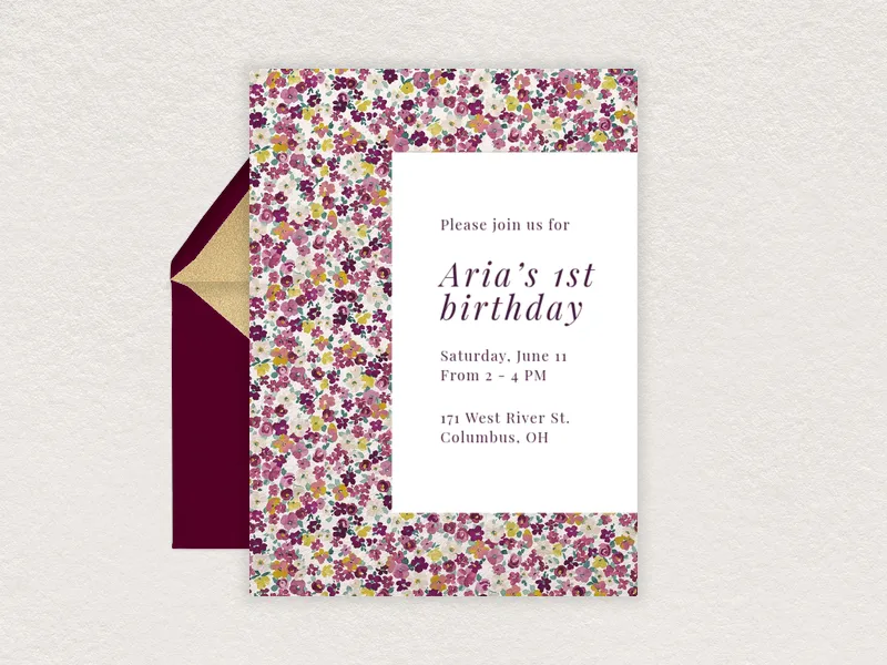 Laura Ashley: Ancroft Ditsy - laura_ashley - Invitation