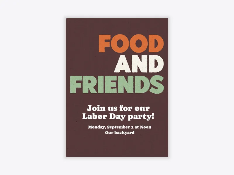 Food & Friends - dining_and_drinks - Invitation