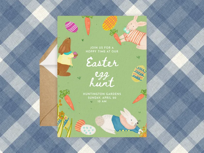 Easter Egg Hunt - easter - Invitation