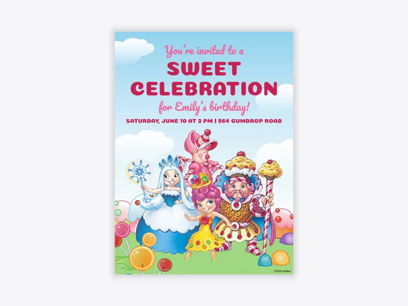 Hasbro’s Candy Land: Sweetest Crew - activities_and_organizations - Invitation