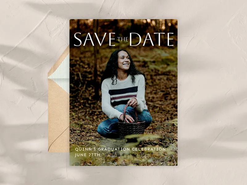 Serif Graduation (Photo) (Photo) - parties_dyo_uyo - Invitation