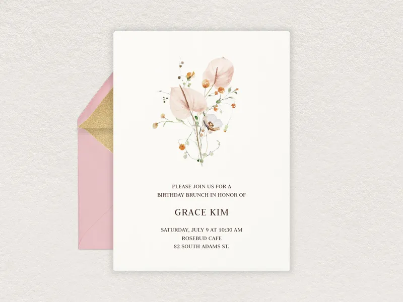 Anthurium Ikebana Arrangement - featured - Invitation